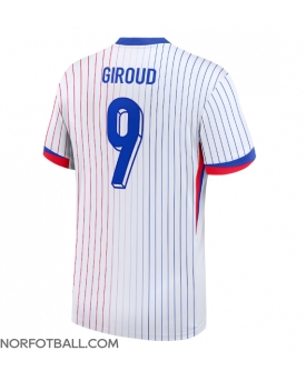 Billige Fotballdrakt Frankrike Olivier Giroud #9 Replika Bortedrakt EM 2024 Kortermet